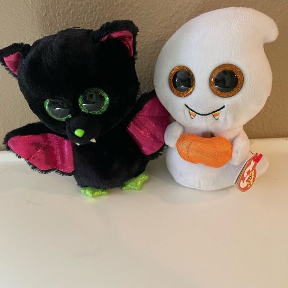 TY Bat and Ghost Beanie Boos 6 inch - Picture 11 of 11